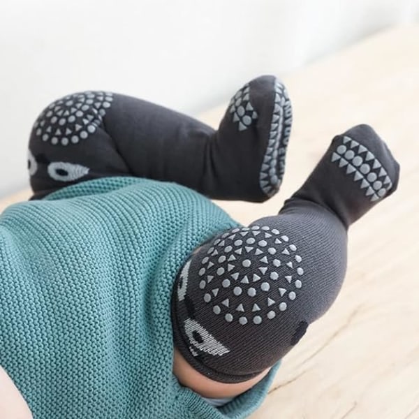3 par baby knestrømper lange strømper krypestrømper baby krype knestrømper lange strømper sklisikre strømper varme strømper baby knestrømper termiske ...