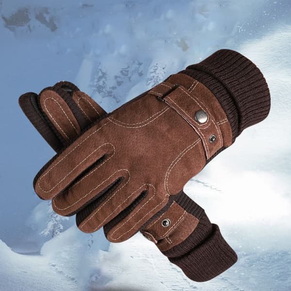 Vinter Herrehansker Varme Casual Hansker BRUNE
