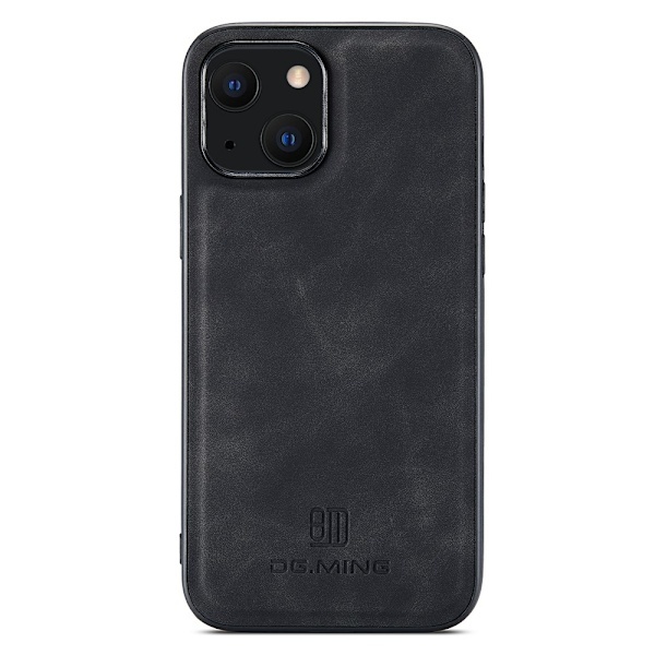 DG.MING iPhone 15 Plus Cover Læderbelagt Sort