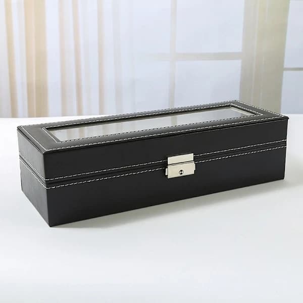 {PL}Exclusive Jewelry Box with Mechanical 6-Bit Clock Display