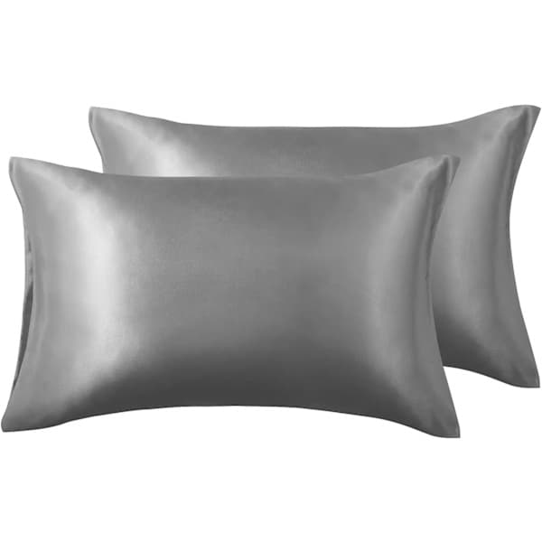 Satin Pudebetræk til Hår og Hud (Mørkegrå, 20x36 tommer)[PL]