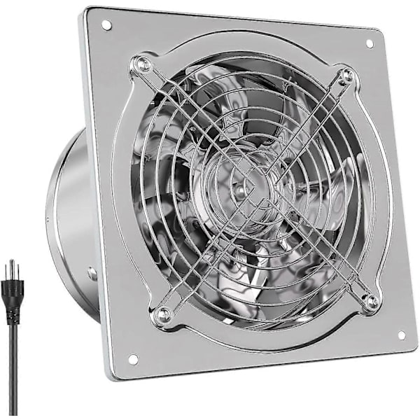 Hg Power 6 tuuman keittiötuuletin, tehokas kylpyhuoneen tuuletin läpällä, kannettava ikkuna pieni savunpoistoilmanvaihtotuuletin myymälään - Perfek 6 inch with Switch