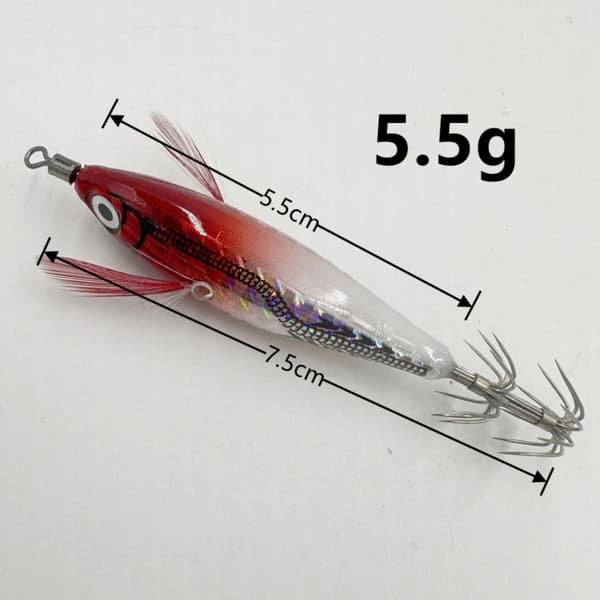 Trærejer lokker blækspruttekrog C-9.5CM-9G C-9.5CM-9G