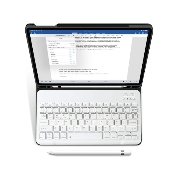 Tech-Protect iPad 10.2 2019/2020/2021 Kotelo SC Näppäimistö Musta