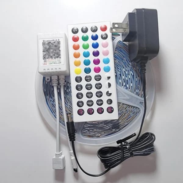 {PL}20m LED-lamper Bluetooth RGB-lamper LED-stripelys UK