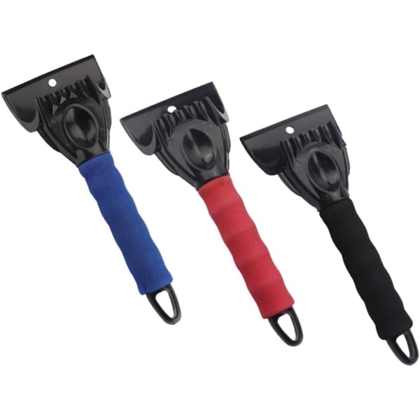 3-pack jääraappa auton tuulilasille, aura-tyyppinen jääraappa, auton tuulilasin tehokas jään/lumen poisto