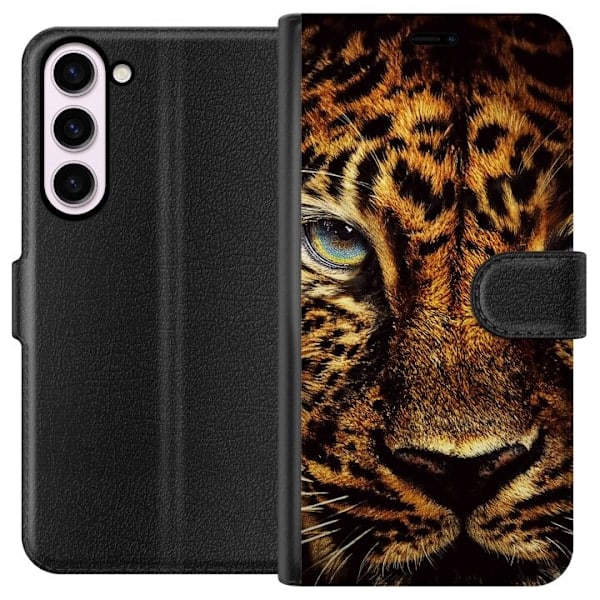 Samsung Galaxy S23+ Lompakkokotelo Leopardi