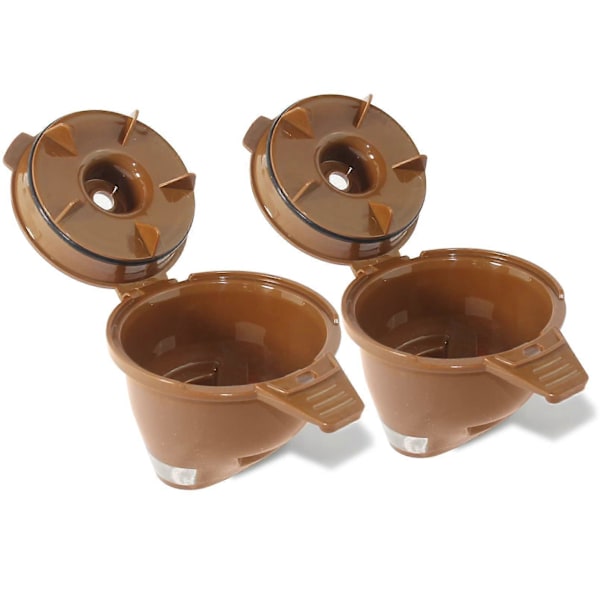 2-pack Bryggkorg Enkel Portion Malet Kaffe För Hamilton FlexBrew Modeller