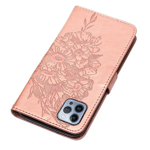 iPhone 15 Pro Max Skal Fjärilstryck Roséguld