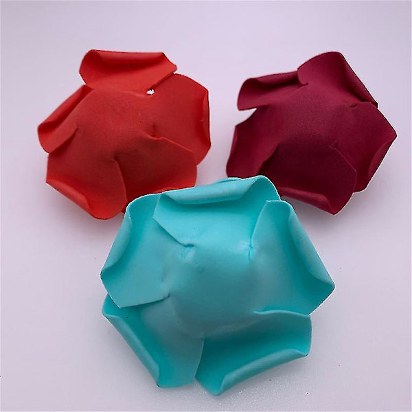 100 stk 7cm Kunstig Rose Blomsterhode DIY Ekte Touch 3d PE Skum Blomsterhoder