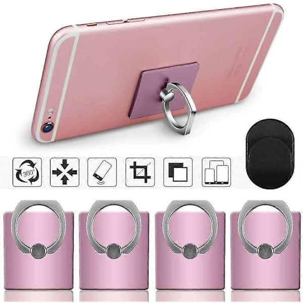 {PL} Universell Smartphone Ring Grepp Mobiltelefonhållare Ställ E