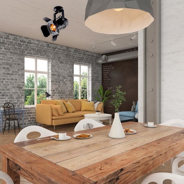1 stk. Multifunksjonell Lett LED Spotlight Retro Stil Spotlight Innendørs Taklampe