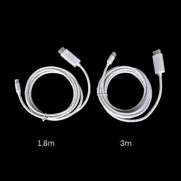 [PL] Praktisk Thunderbolt Mini Displayport Dp til HDMI Adapterkabel til Mac Macbook