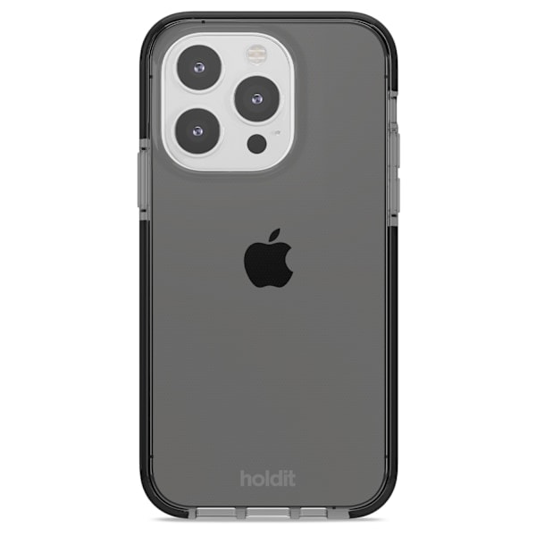 holdit iPhone 14 Pro Cover Seethru Sort