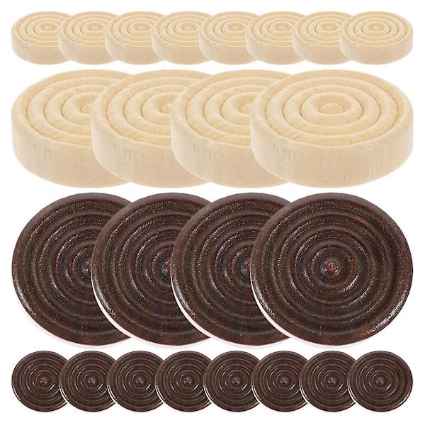 72 st Trä Schackpjäser Backgammon Backgammon Pjäser Brädspel Tillbehör