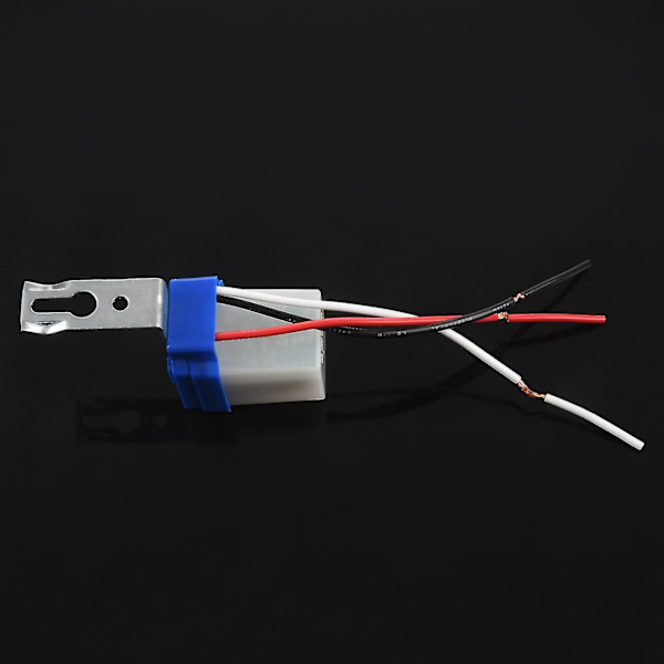 4x AC/DC 12V 10A Automatisk Lampekontakt Lysfølerkontakt
