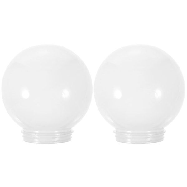 2 st Globe Lampskärm Runda Globe Ljusskärm Akryl Boll Lampskärm Ersättning