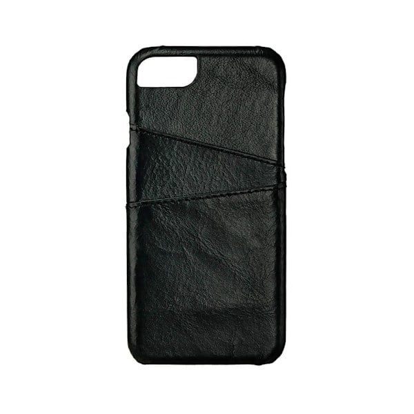 ONSALA iPhone 6/7/8/SE Fodral Äkta Läder Kortfack Svart