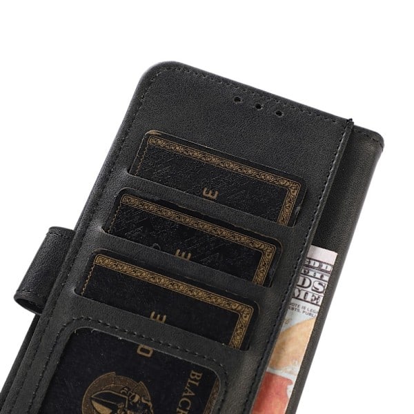 Sony Xperia 10 V Etui Læder Sort