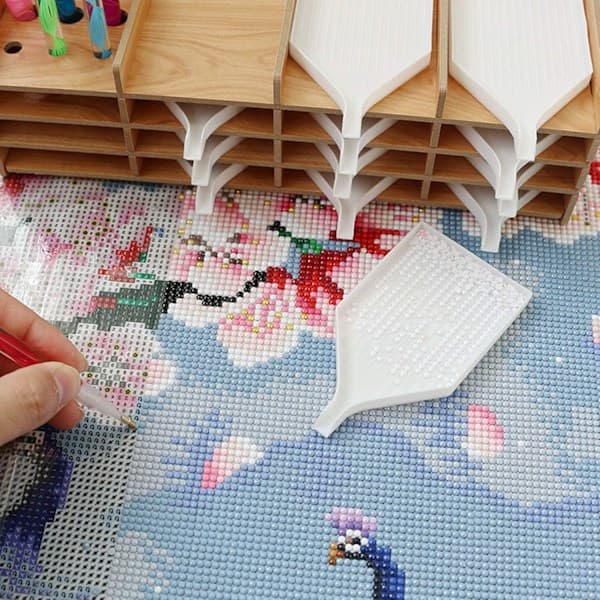 Oppbevaringsboks for diamantmaling, DIY diamantmaling tilbehør【PL】