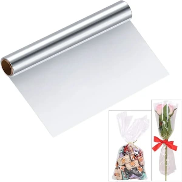 {PL}Transparent Cellofanpapper, Florist Cellofanrulle Presentpapper