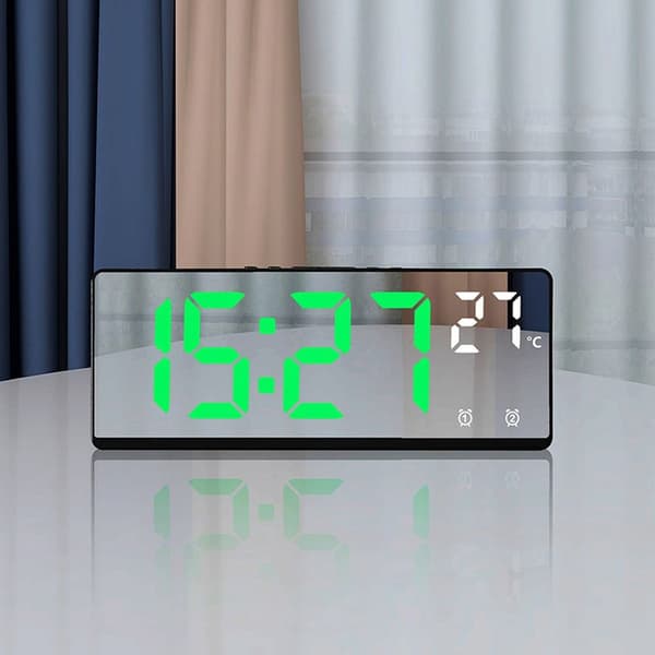 Elektroninen kello Digitaaliset LED-kellot LILA