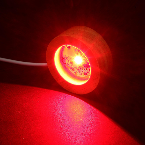 Trädisplaysockel LED-ljusbas Bordskristallklotlampa Sockel Snöboll Ljusbas