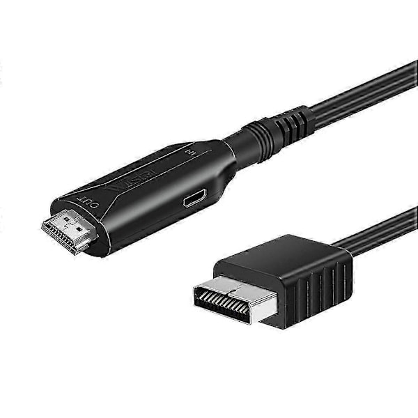 For PS2 til HDMI-kompatibel Lyd Video Konverter Adapter