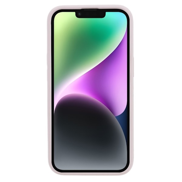iPhone 15 Plus Kuori Nestemäinen Silikoni Vaaleanpunainen