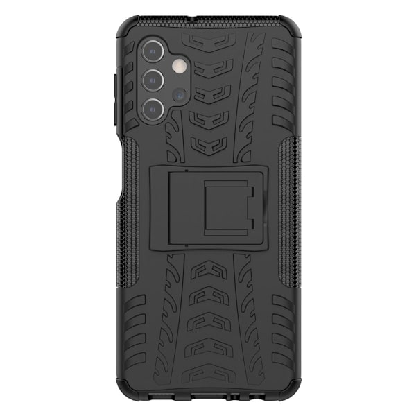 Samsung Galaxy A32 5G - Äärimmäinen iskunkestävä suojakuori jalustalla - Musta