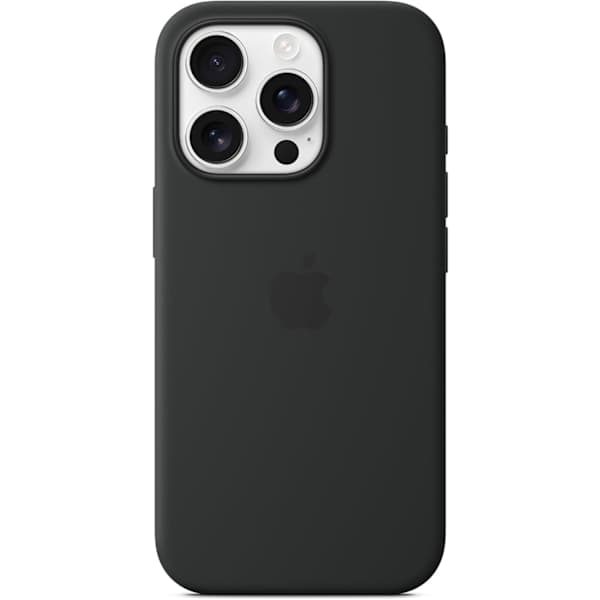 Apple Silicone Case with MagSafe for iPhone 16 Pro – Black