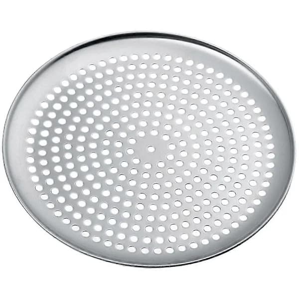 [PL】Pizzaform i rustfritt stål med hull, pizzabakeform for husholdningsovn, pizzabrett