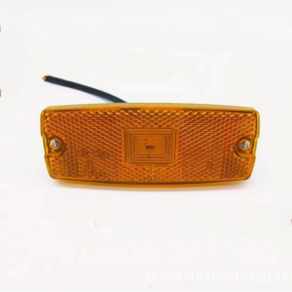 st 12V/24V orange LED positionslys med reflektor, sidemarkeringslys【PL】