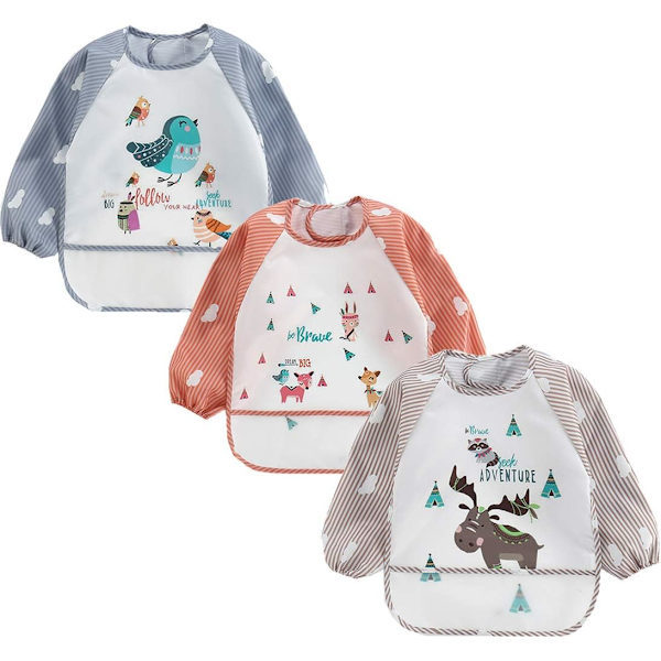 3-pack Långärmad Vattentät Smock/Målarförkläde[PL]