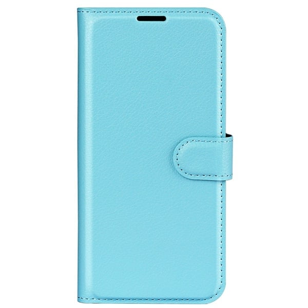 Samsung Galaxy A35 5G Etui Læder Litchi Lyseblå