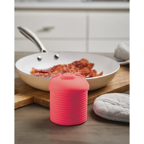 Silikon Baconfett-Avtappingsbeholder Baconfett-Samler Bacon[PL]