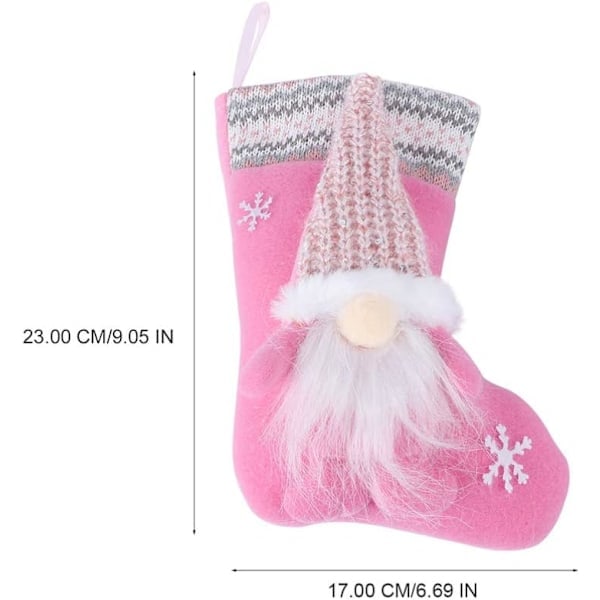 2-pack plysch hängande julstrumpor