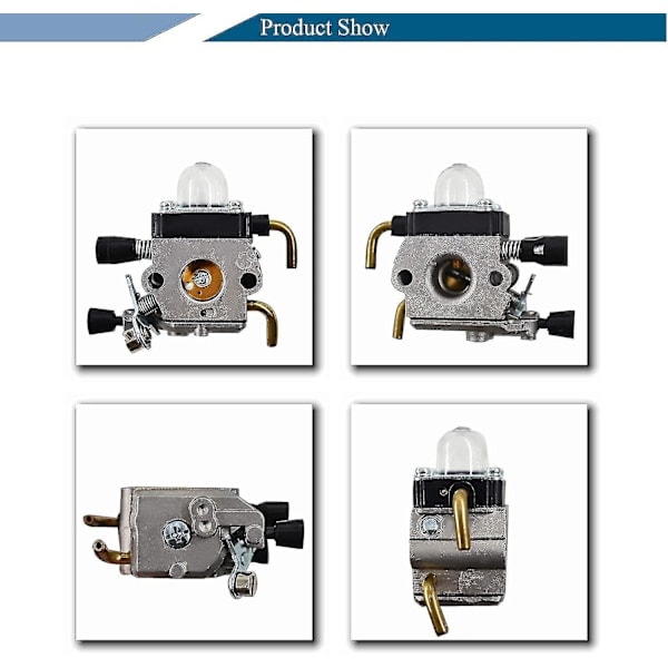 Kaasuttimen korvaus Stihl FS38 FS45 FS46 FS55 KM55 FS85 Trimmerille Ilmapolttoainesuodattimen tiivistesarjalla