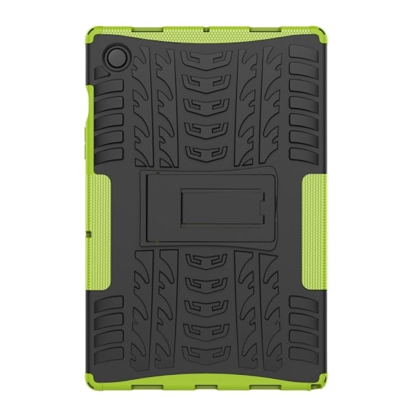 Samsung Galaxy Tab A8 10.5 (2021) Kuori Rugged Kickstand Armor Vihreä