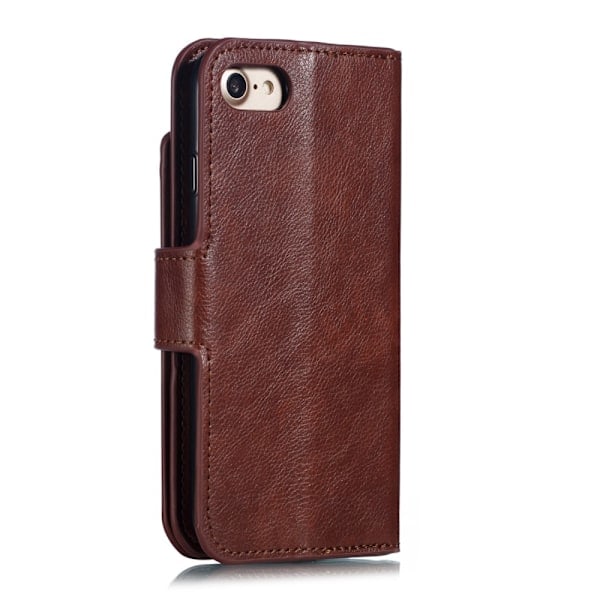 iPhone 7/8/SE (2020/2022) - 9-kort Pung Etui - Brun Brun