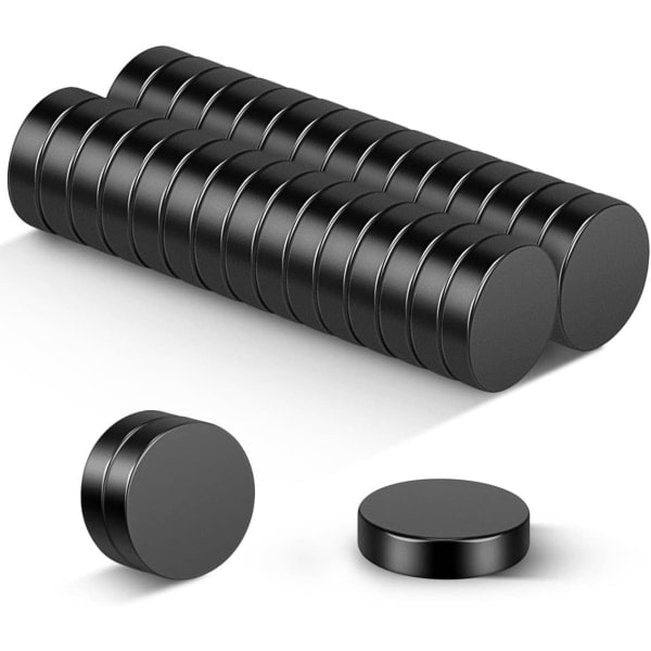 Neodymium Magnets, 30 Pcs Small Refrigerator Magnets 10 x 3 mm Strong Mini Magnets for Fridge, Magnetic Boards and DIY Projects