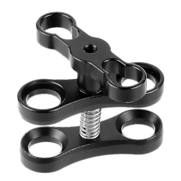 Mini sommerfugle-kugleklemmeadapter i aluminiumslegering til dykkerlygter
