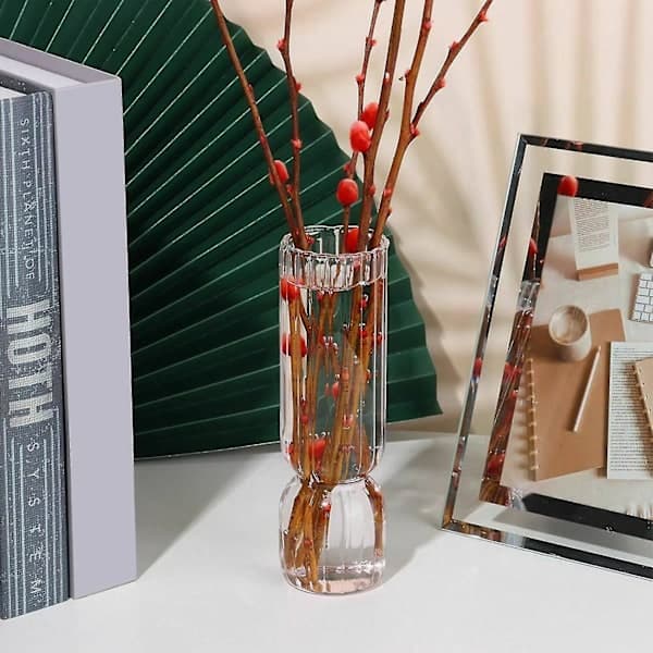 Vas Hem Liten Hydroponisk Växt Glasflaska Dekor Blomma Va DXGHC[PL]