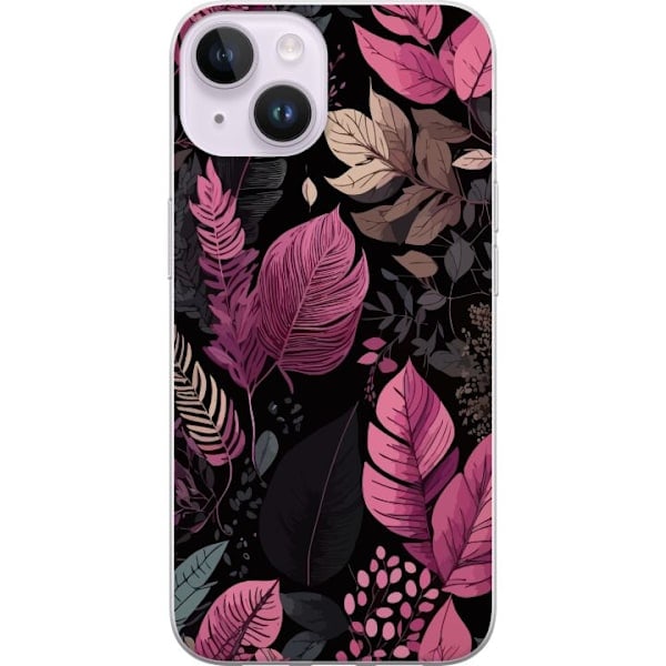 Apple iPhone 15 Läpinäkyvä Kuori Lehti