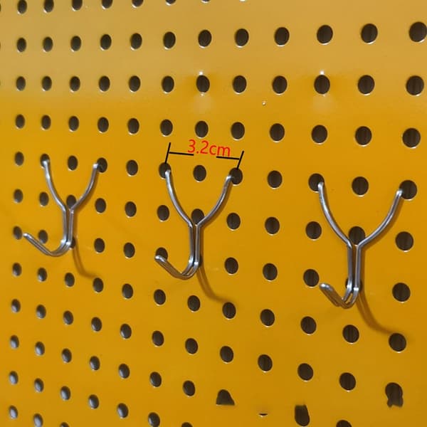 10 stk. Hængebræt Hul Krog Pegboard Pladekrog TIL 32MM