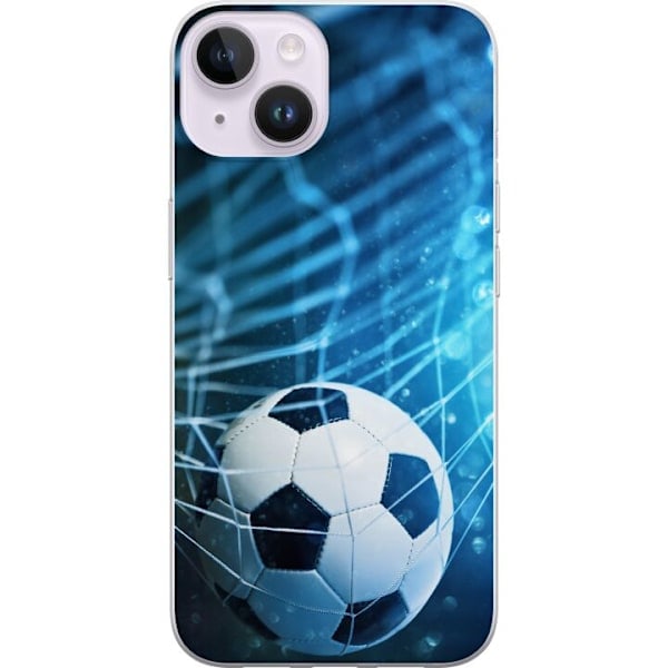 Apple iPhone 14 Läpinäkyvä Kuori Jalkapallo