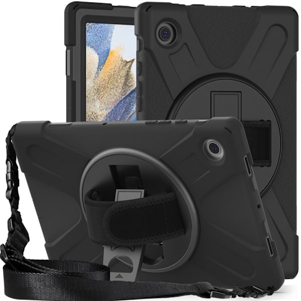 Galaxy Tab A8 10.5 Pyörivä X-Shape Hybridikuori