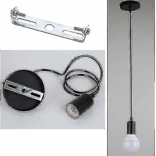 10 stk. 95 mm loftbeslag til loftlampe, loftlampetilbehør, loftlampebaseplade, loftlampepanelmontering (dp)