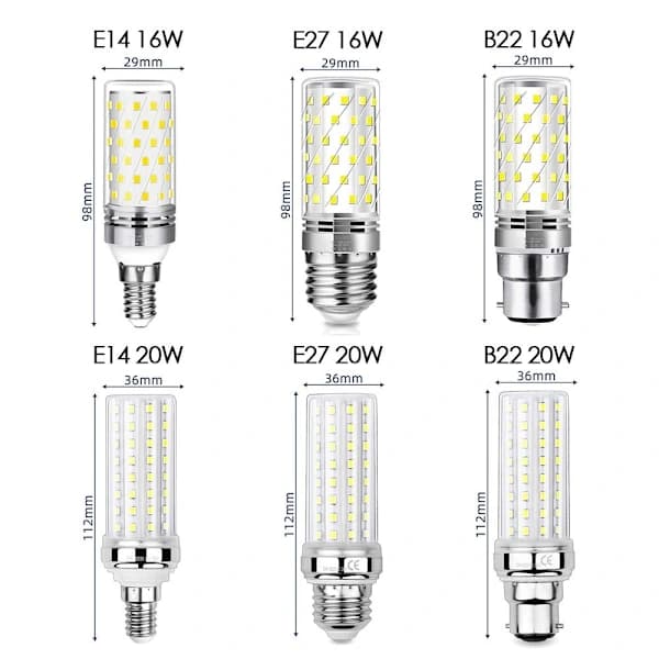LED Flimmerfri VARM HVIT E14 20W E14 20W Varm Hvit E14 20W