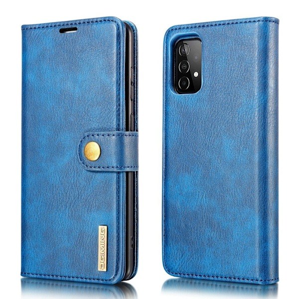 Samsung Galaxy A52 / A52s - DG.MING 2in1 Magnetisk Veske - Blå